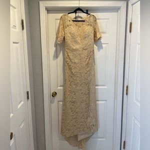 Champagne long formal gown
